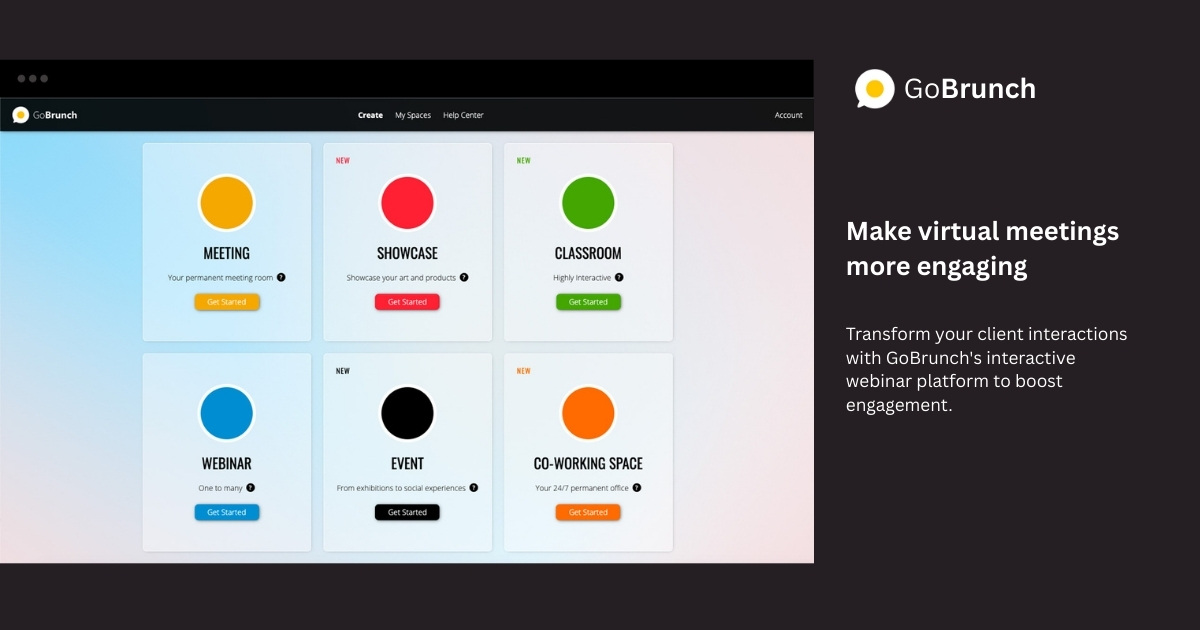 GoBrunch: Virtual Office & Community Platform for Remote Teams