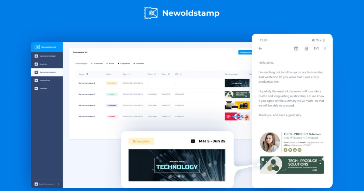Newoldstamp: The Best Email Signature Creator for Professional Branding