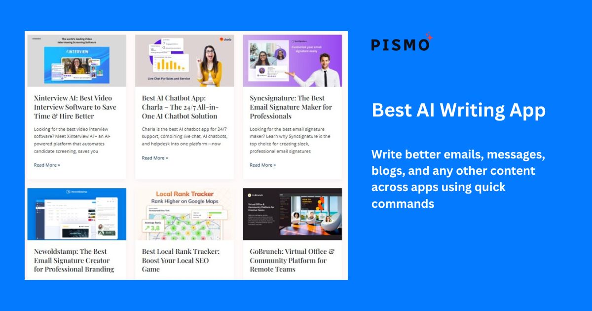 Pismo: The Best AI Writing App You Need to Try in 2025